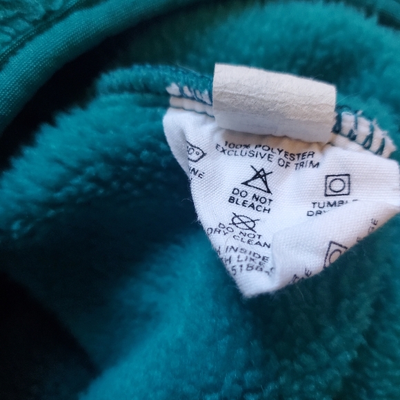 Patagonia Vintage Teal and Purple Synchila Snap T Fleece Pullover (L) - Picture 4 of 6